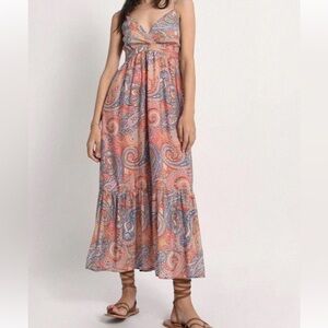Molly Bracken NWT ISABELLE PRINTED LONG DRESS